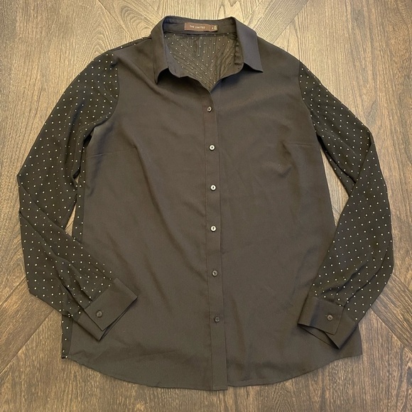 The limited black button down shirt size small - Picture 1 of 4